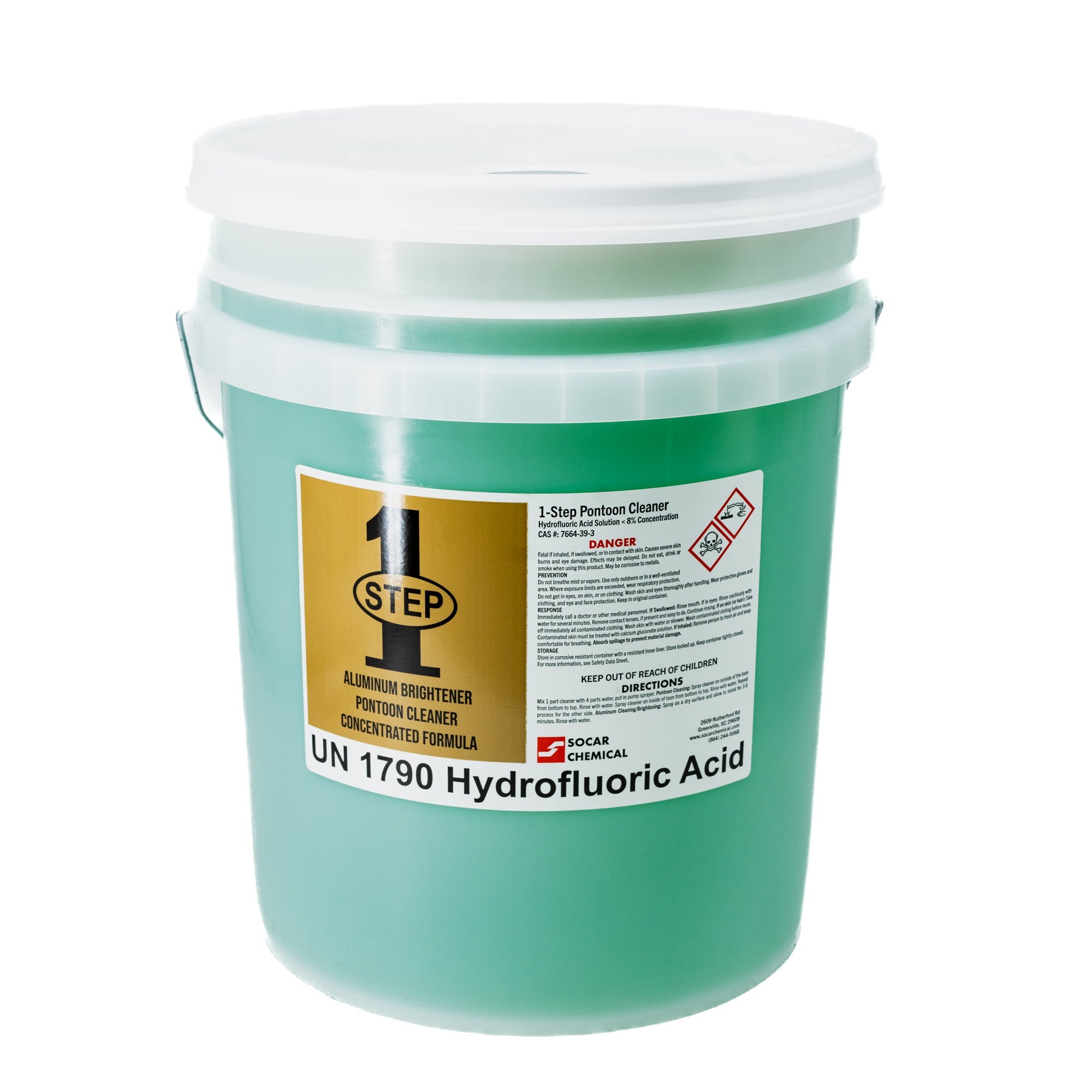 1-Step Pontoon Cleaner Concentrate (1 Gal Makes 5 Gal) - P's One-Stop Shop 