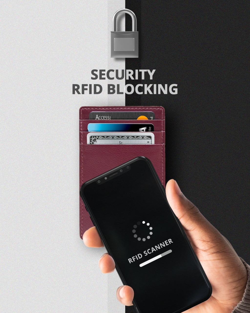 Porta Carte Sottile e Minimalista