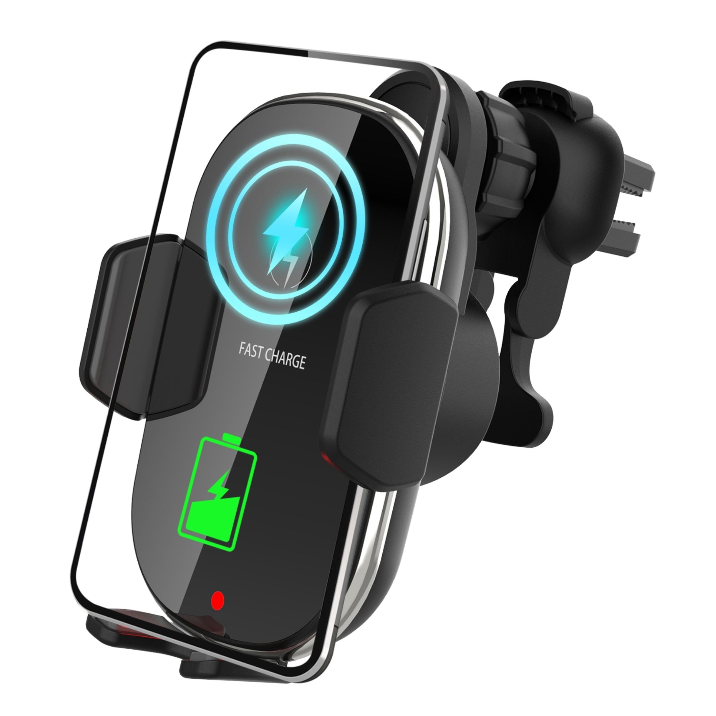 15W Fast Charge Car Wireless Phone Charger & Air Vent Mount - Fits iPhone 13/12 Pro Max - P's One-Stop Shop 