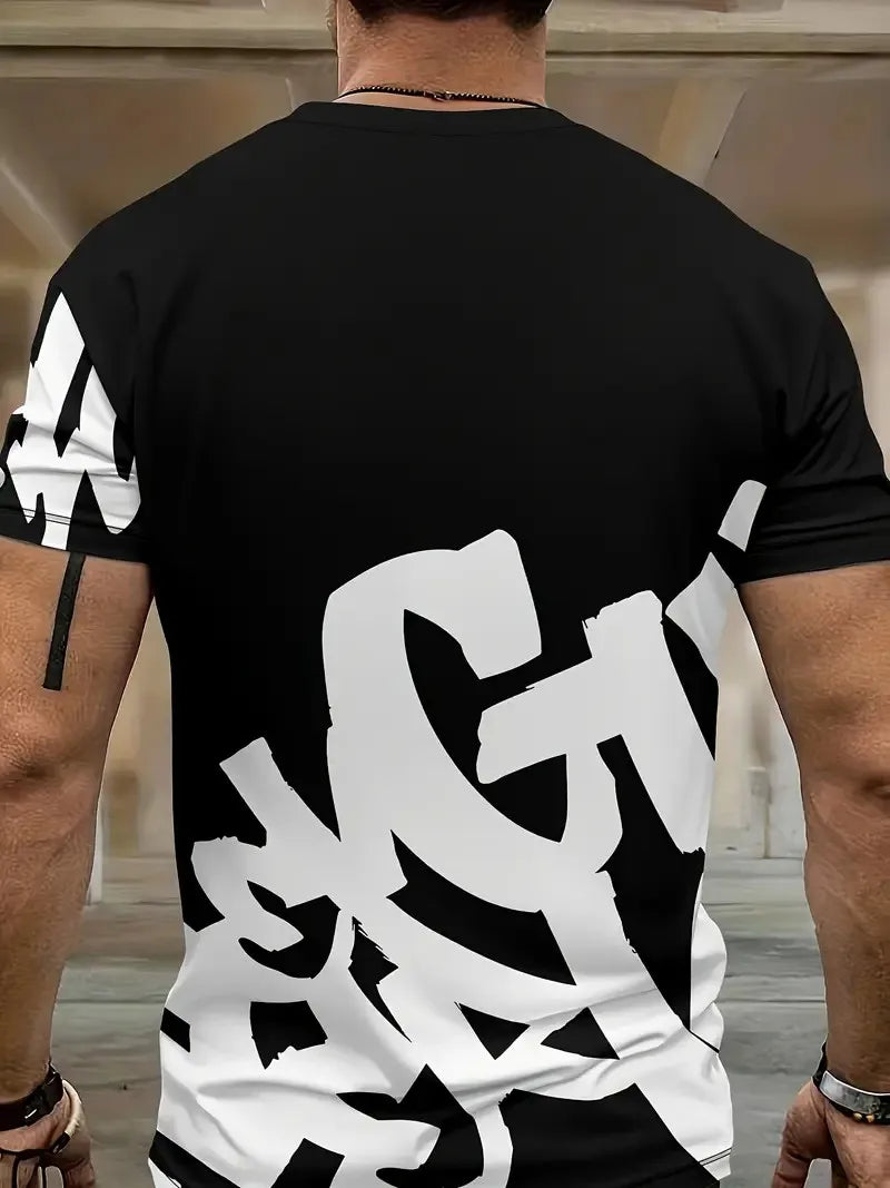 2026 Men's Street Casual 3D Letter Suit - P's One-Stop Shop 