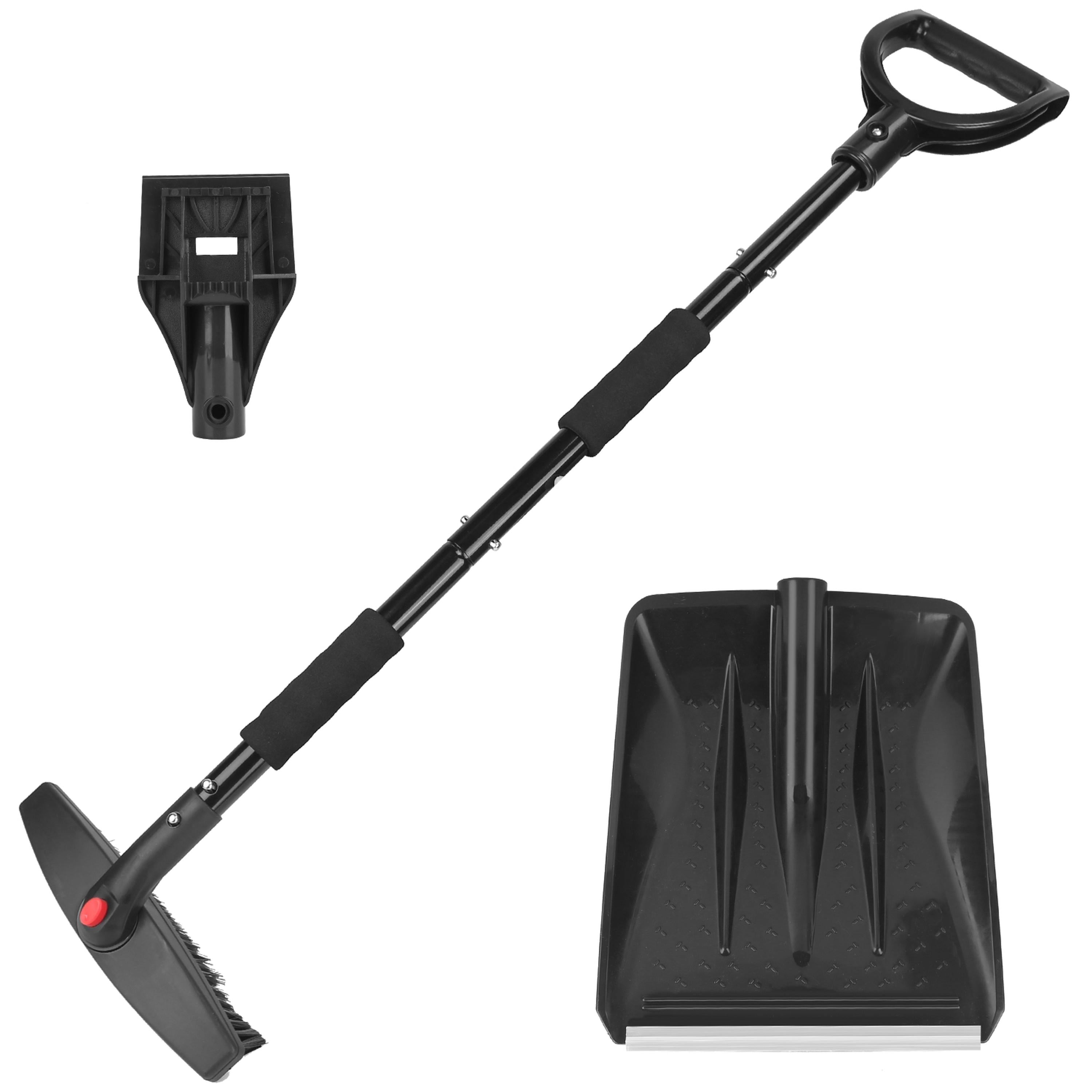 3 In 1 Snow Shovel Kit Brush Ice Scraper Collapsible Design Snow Removal for Car Truck Camping Outdoor Activities - P's One-Stop Shop 