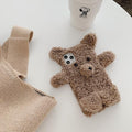 3D Cartoon Plush Bear iPhone Case - P's One-Stop Shop 