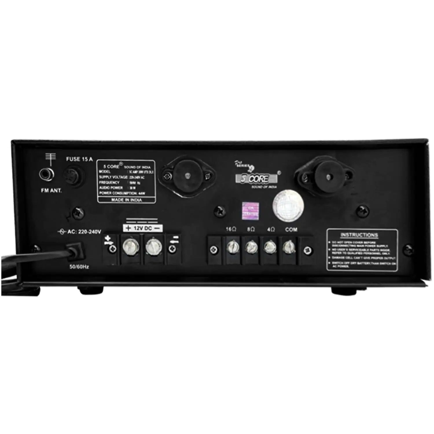 5Core Amplifier Home Audio Stereo Receiver PA Speaker Microphone Surround Sound Amp - P's One-Stop Shop 