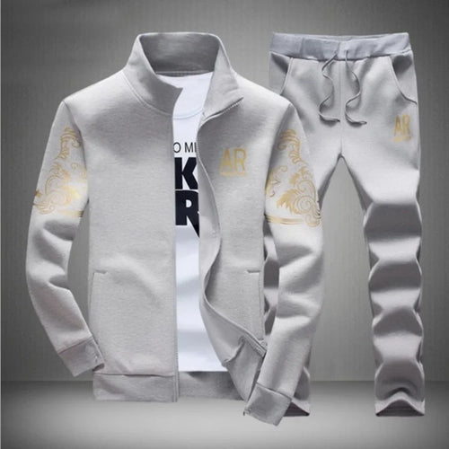 5XL 6XL Men's Plus Size Autumn Tracksuit Set - P's One-Stop Shop 