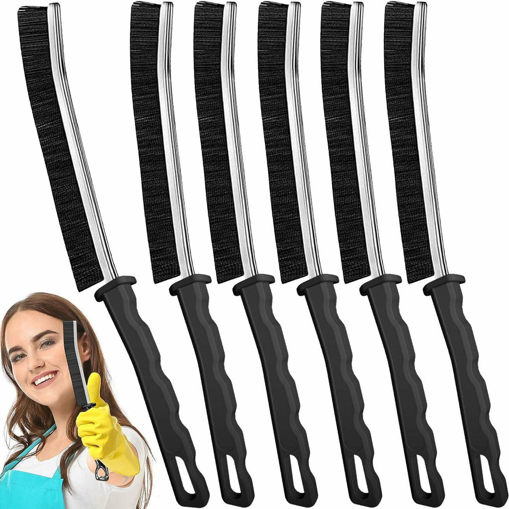 AUDELN Crevice Cleaning Brush 6pcs Hard Bristle Shower Bathroom Tools - P's One-Stop Shop 