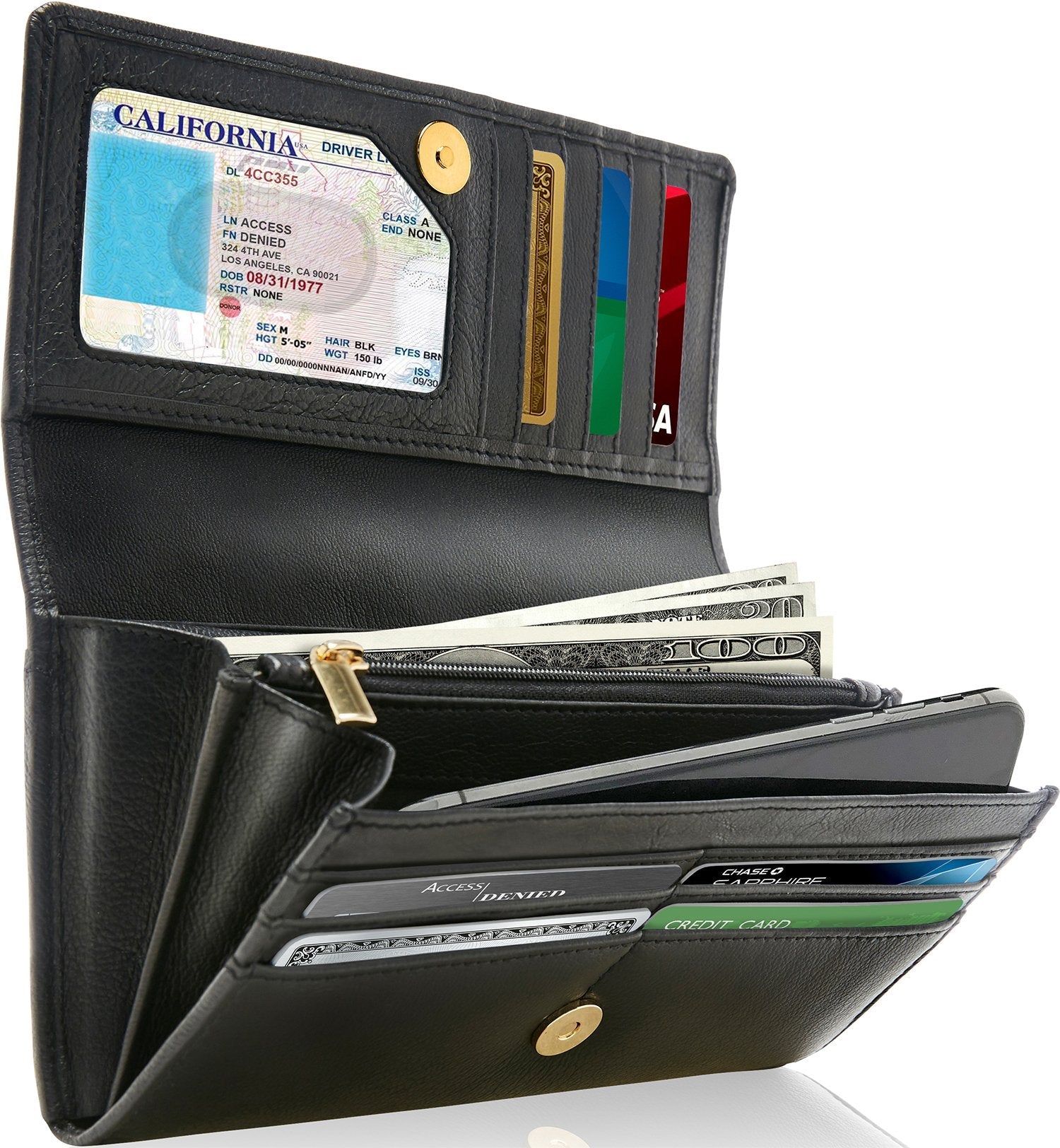 Accordion Clutch Wallet - P's One-Stop Shop 