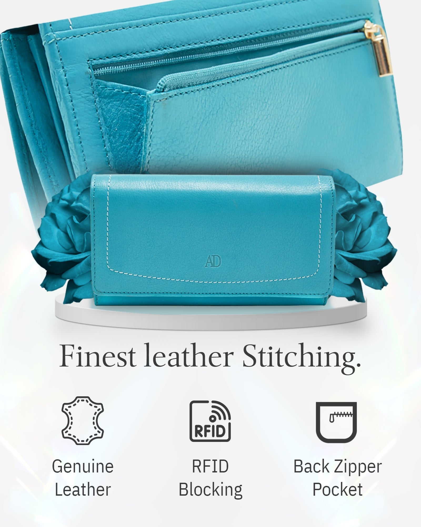 Accordion Clutch With Removable Checkbook Holder - P's One-Stop Shop 