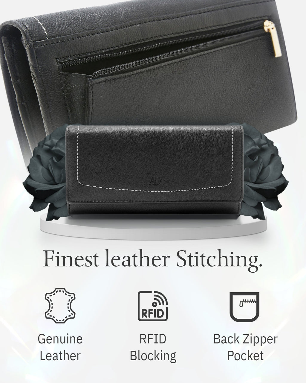 Accordion Clutch With Removable Checkbook Holder - P's One-Stop Shop 