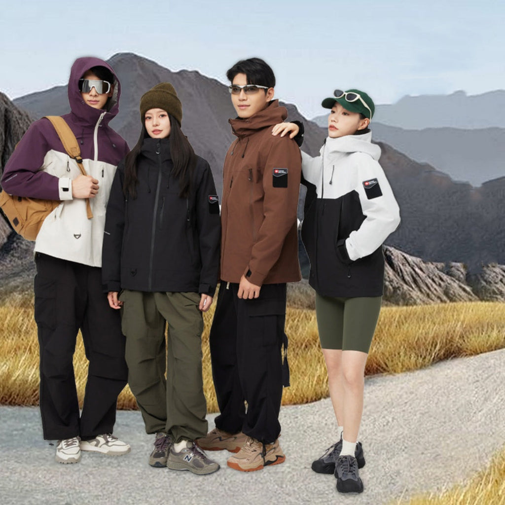 Autumn And Winter Outdoor Keep Warm Waterproof Mountaineering Fishing Camping Couple Jacket - P's One-Stop Shop 