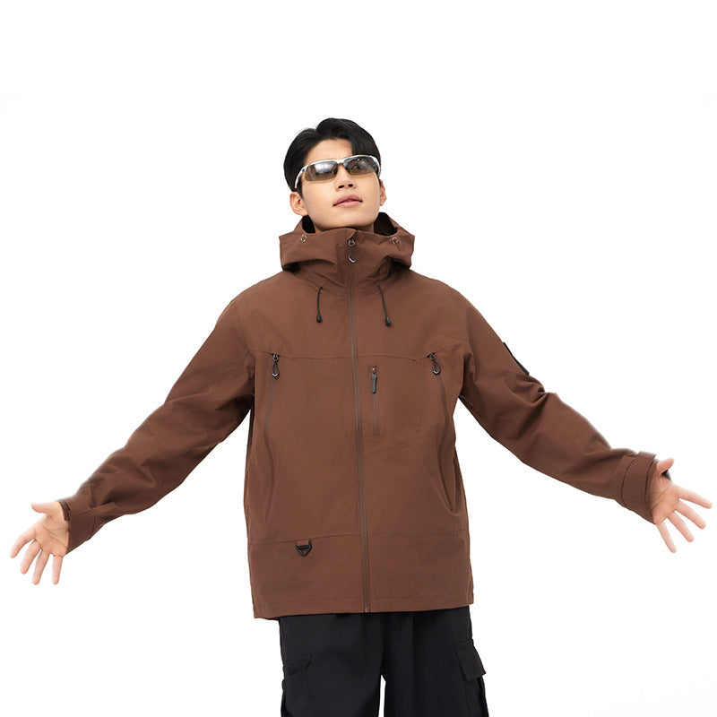 Autumn And Winter Outdoor Keep Warm Waterproof Mountaineering Fishing Camping Couple Jacket - P's One-Stop Shop 
