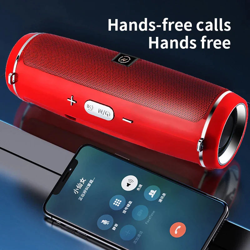 Bluetooth 5.1 Speaker Wireless Waterproof Outdoor Stereo LOUD Bass USB/TF Strap - P's One-Stop Shop 