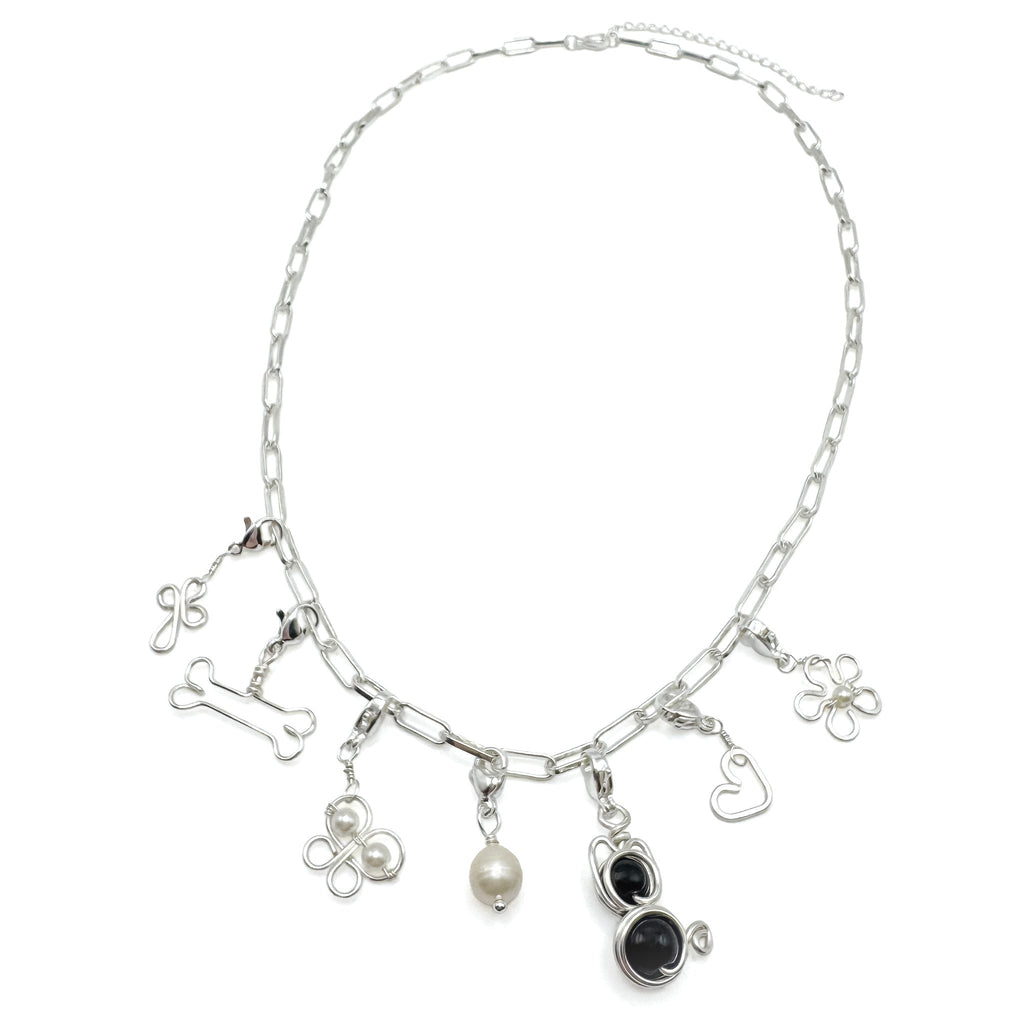 Bone silver charm - P's One-Stop Shop 