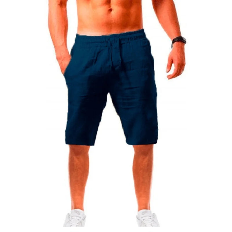 BreezeFit Men's Linen Shorts: Cool, Stylish, Versatile - P's One-Stop Shop 