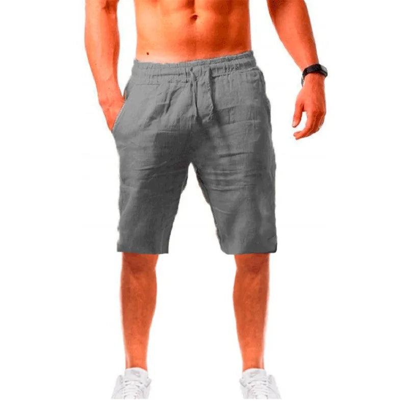 BreezeFit Men's Linen Shorts: Cool, Stylish, Versatile - P's One-Stop Shop 