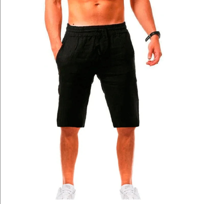 BreezeFit Men's Linen Shorts: Cool, Stylish, Versatile - P's One-Stop Shop 