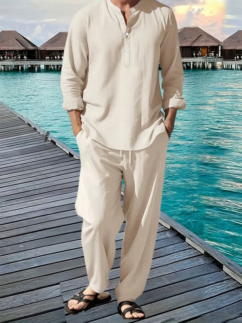 BreezeFit Men's Summer Suit: Vibrant, Durable, Fast Ship - P's One-Stop Shop 