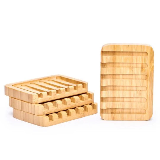 CLEAN DESIGN HOME® Soap Dish - Bamboo - P's One-Stop Shop 
