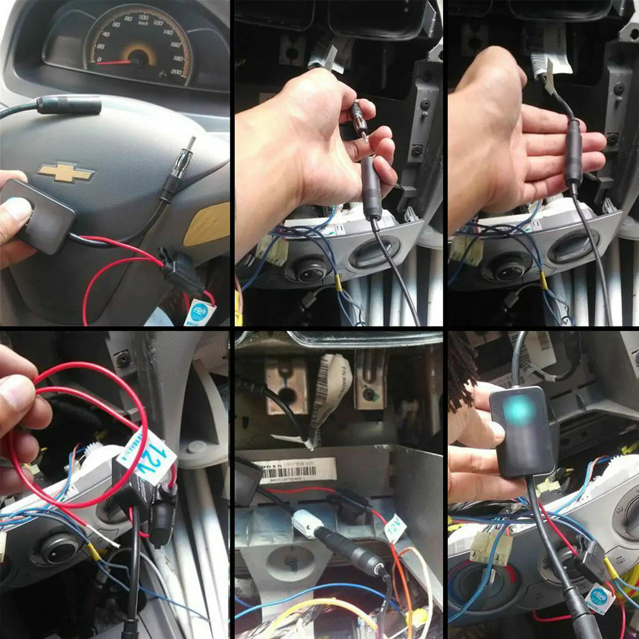 Car Auto Stereo FM & AM Radio Signal Antenna Aerial Signal Amp Amplifier Booster - P's One-Stop Shop 