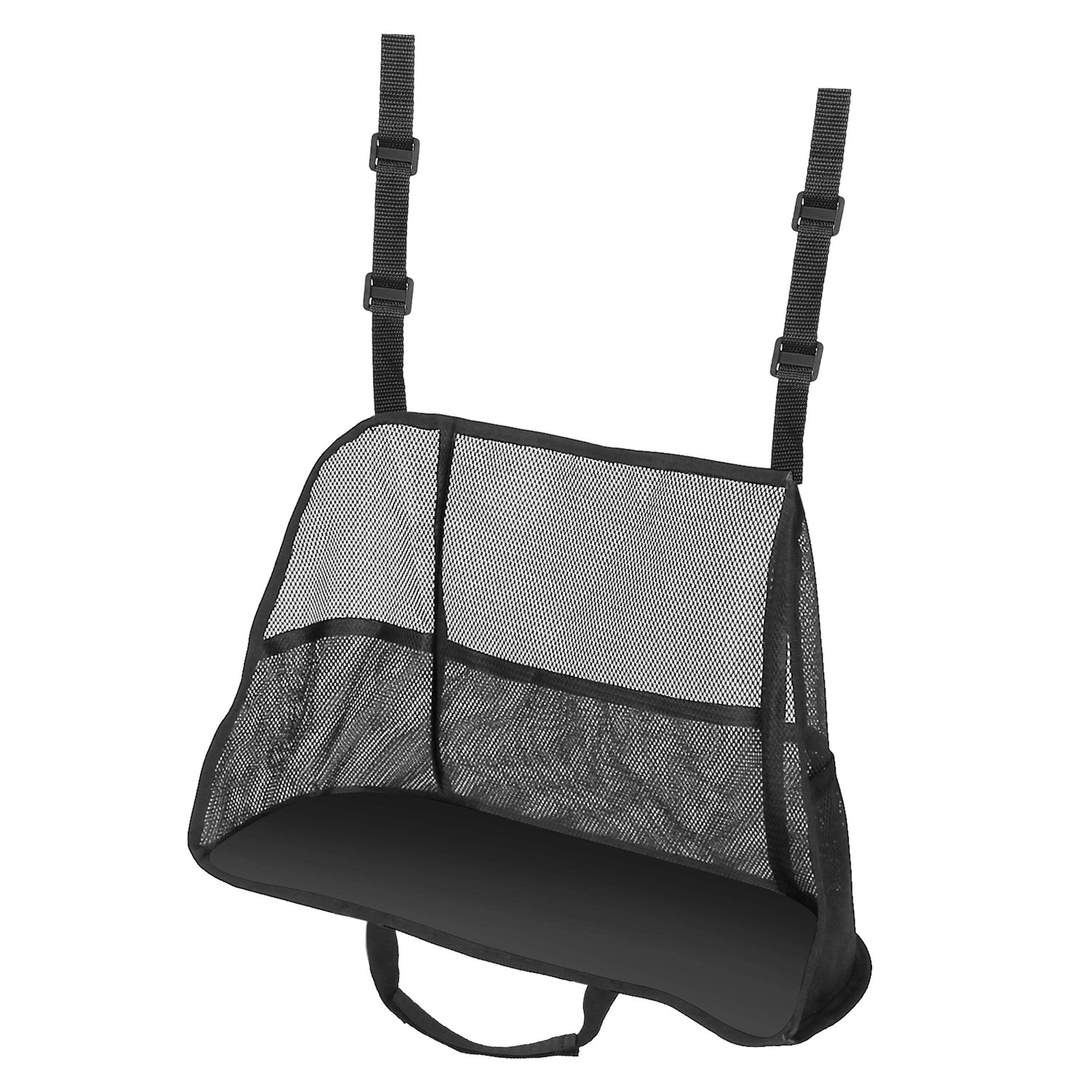 Car Net Pocket Handbag Holder Car Storage Netting Pouch Seat Side Storage Mesh Organizers Bag For Purse Phone Documents Barrier Pets Kids At Backseat - P's One-Stop Shop 