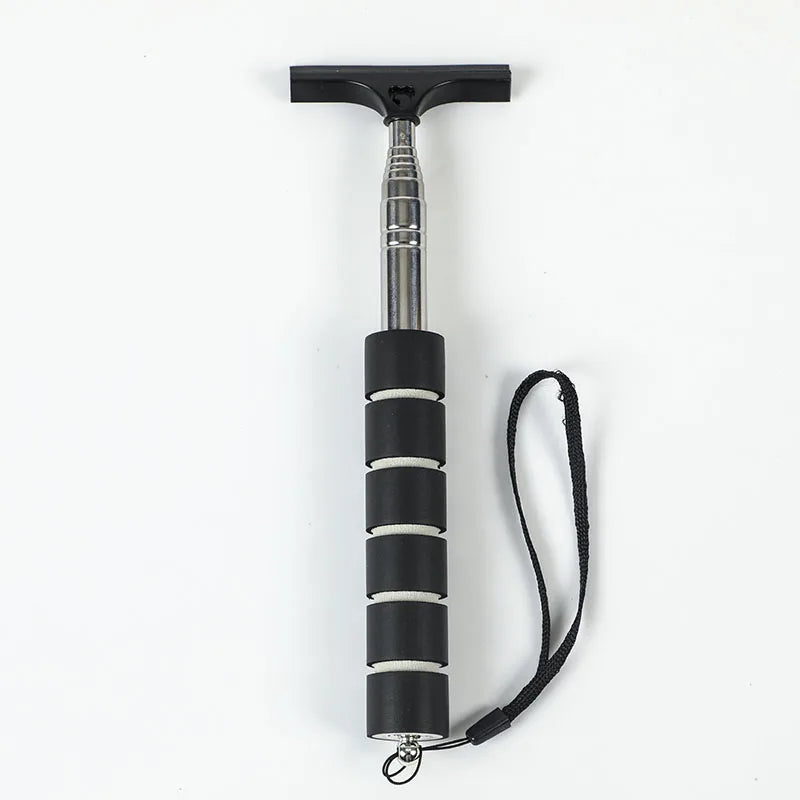 Car Rearview Mirror Wiper Cleaning Tool Auto Glass Mist Cleaner Scraper Car Accessories Handle Telescopic Window Cleaning Brush - P's One-Stop Shop 