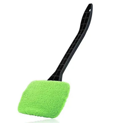 Car Window Cleaner Brush Kit Windshield Cleaning Wash Tool Inside Interior Auto Glass Wiper with Long Handle Car Accessories - P's One-Stop Shop 