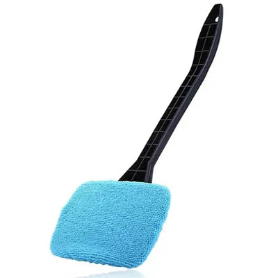 Car Window Cleaner Brush Kit Windshield Cleaning Wash Tool Inside Interior Auto Glass Wiper with Long Handle Car Accessories - P's One-Stop Shop 