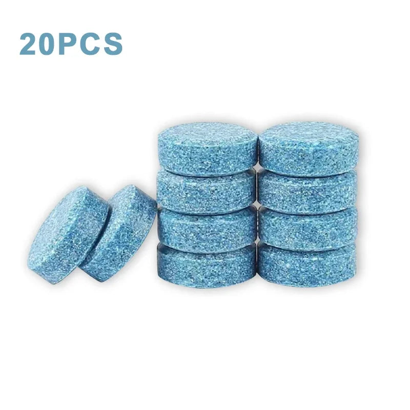 Car Windshield Washer Fluid Concentrated Tablets Solid Effervescent Wiper Tablet for Car Room Kitchen Window Glass Cleaning - P's One-Stop Shop 