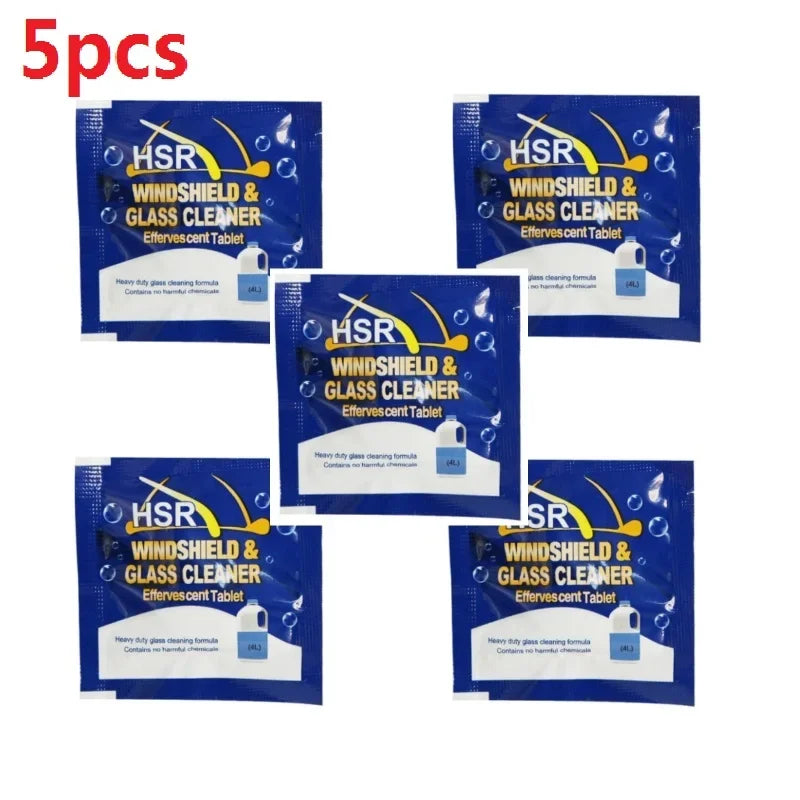 Car Windshield Washer Fluid Concentrated Tablets Solid Effervescent Wiper Tablet for Car Room Kitchen Window Glass Cleaning - P's One-Stop Shop 