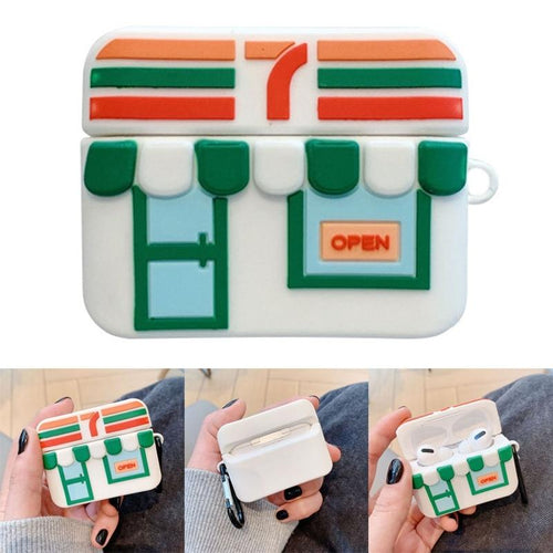 Cartoon Cute Convenience Store Airpods Pro Case - P's One-Stop Shop 
