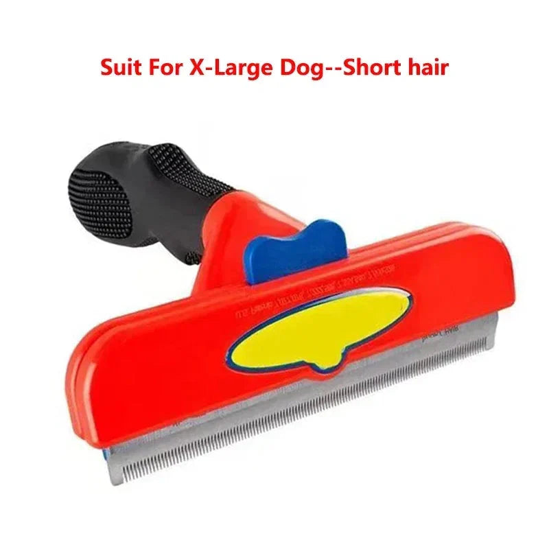 Cat & Dog Hair Removal Comb – Professional Grooming Brush for Shedding Control, Massage & Cleaning | Stainless Steel Deshedding Tool - P's One-Stop Shop 