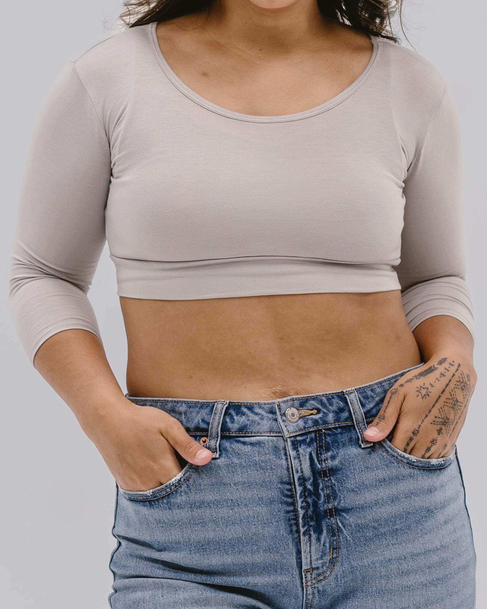 Classic 3/4 Sleeve Halftee - P's One-Stop Shop 