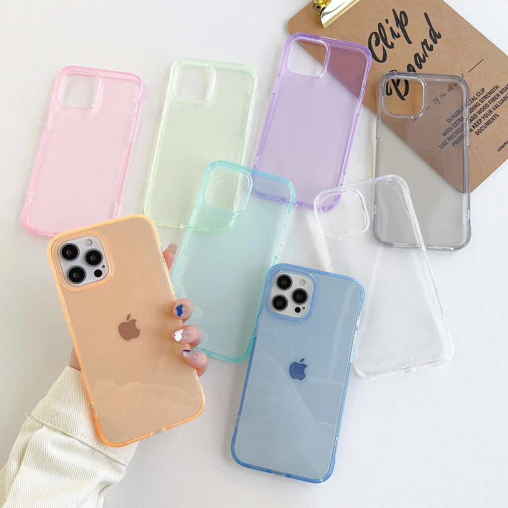Clear Candy Color iPhone Case - P's One-Stop Shop 