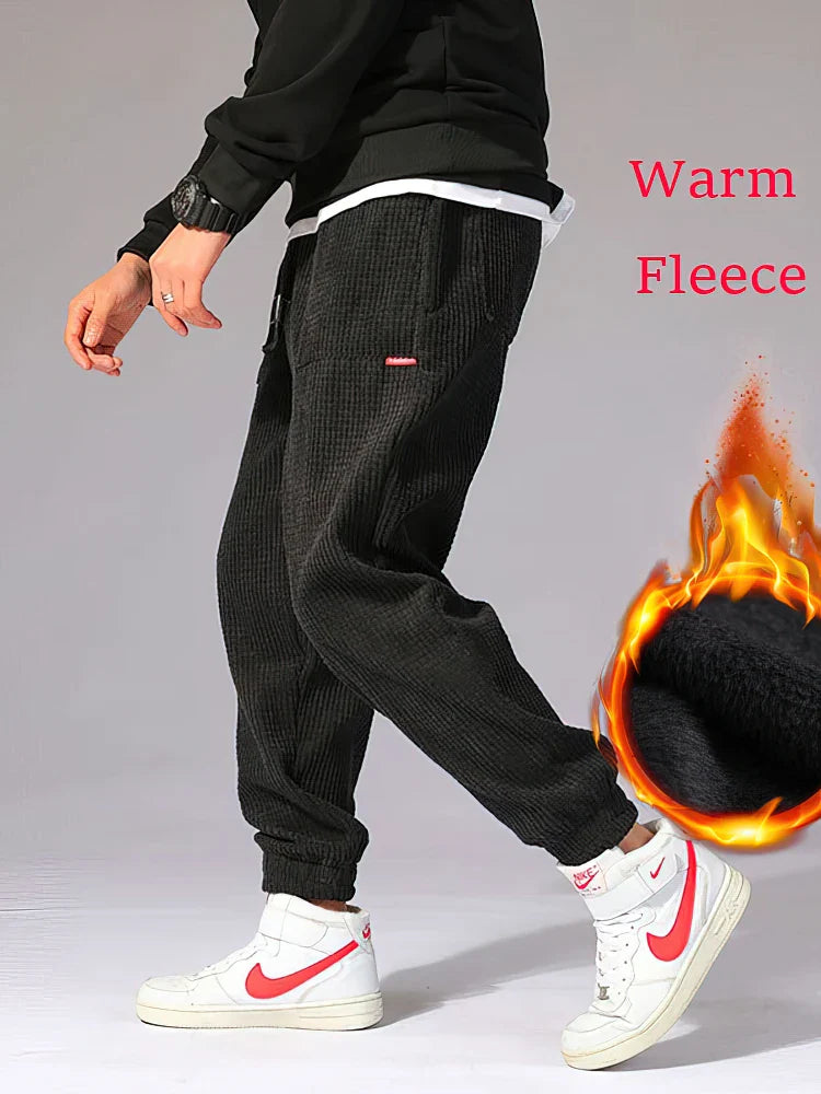 CozyRide Thermal Corduroy Joggers - Men's Sport Fit - P's One-Stop Shop 