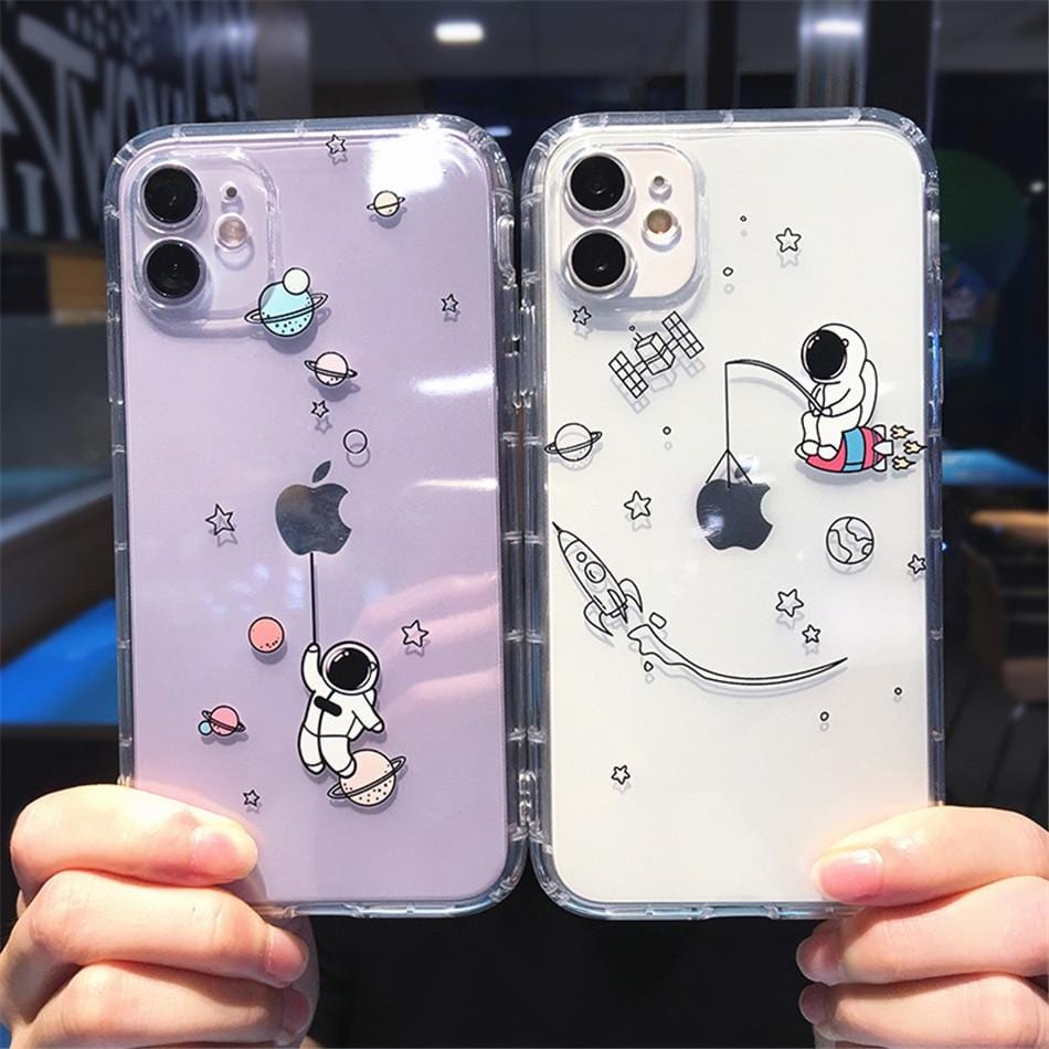 Creative Astronaut Shockproof iPhone Case - P's One-Stop Shop 