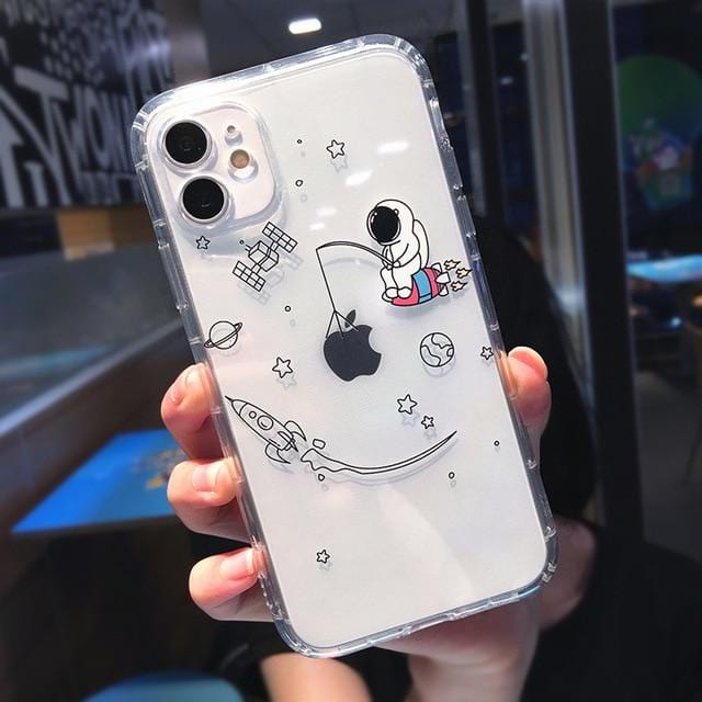 Creative Astronaut Shockproof iPhone Case - P's One-Stop Shop 