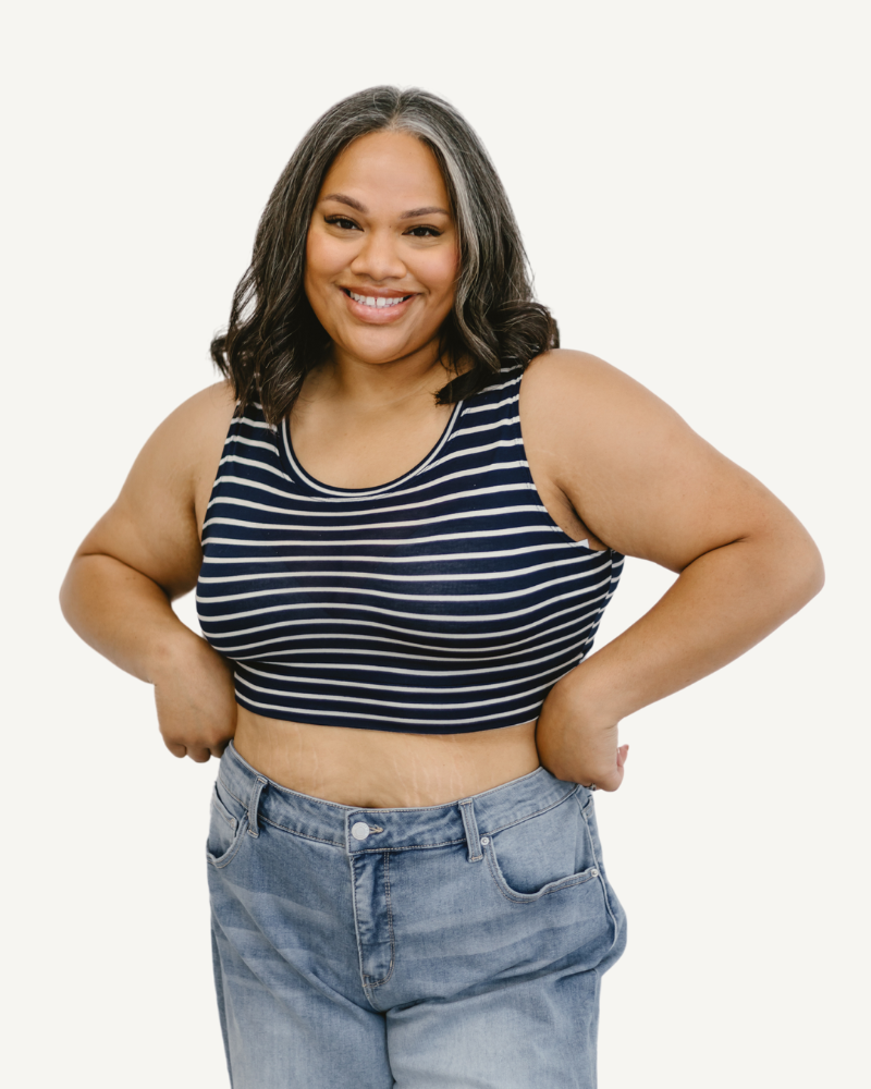 Crew Neck Tank Halftee - P's One-Stop Shop 