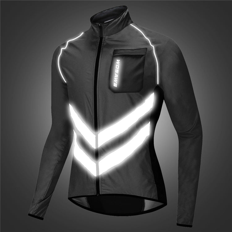 Cycling fishing reflective jacket - P's One-Stop Shop 