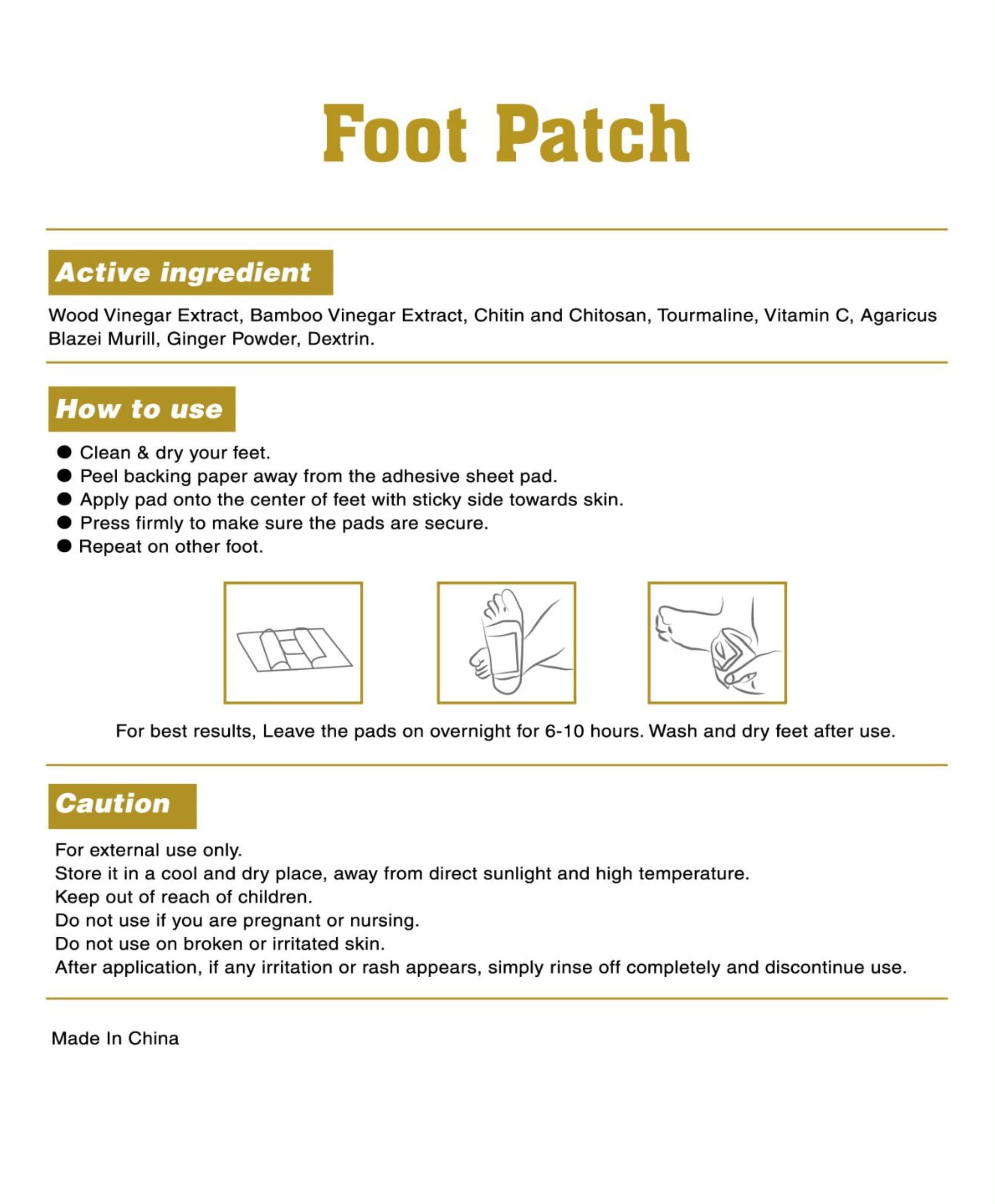 DSC Foot Patches (Qty. 10) - P's One-Stop Shop 