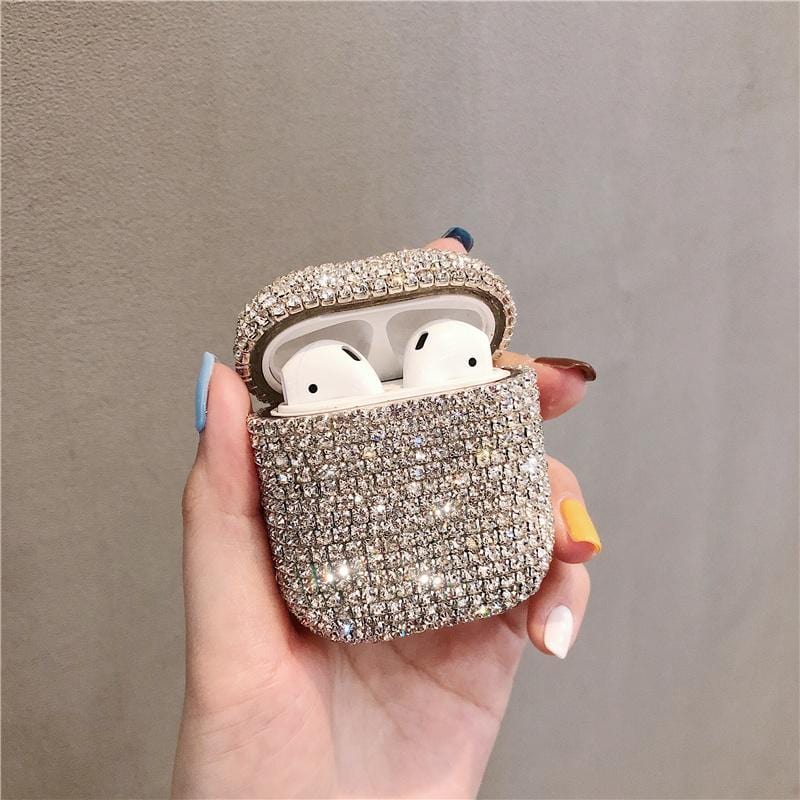 Diamonds Hard Shell Apple Airpods Case - P's One-Stop Shop 