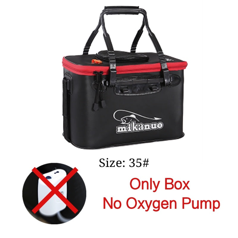 EVA Portable Fishing Bag Folding Thicken Live Fishing Box Tank Bucket Camping Fishing Tackle Fishbox Storage Bag - P's One-Stop Shop 