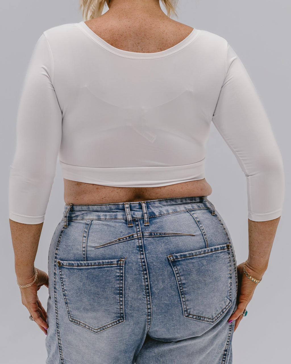 Elegant 3/4 Sleeve Halftee - P's One-Stop Shop 