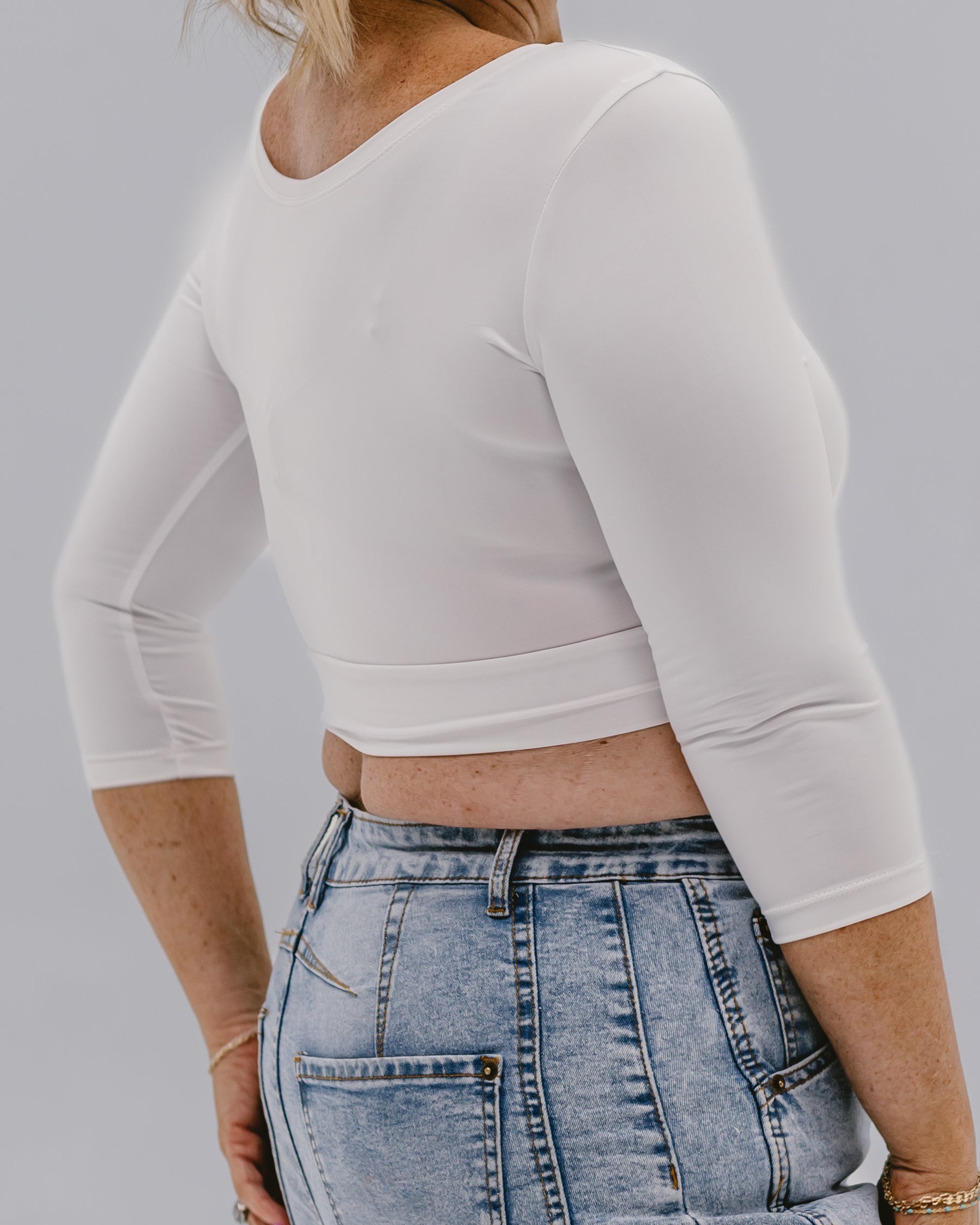 Elegant 3/4 Sleeve Halftee - P's One-Stop Shop 