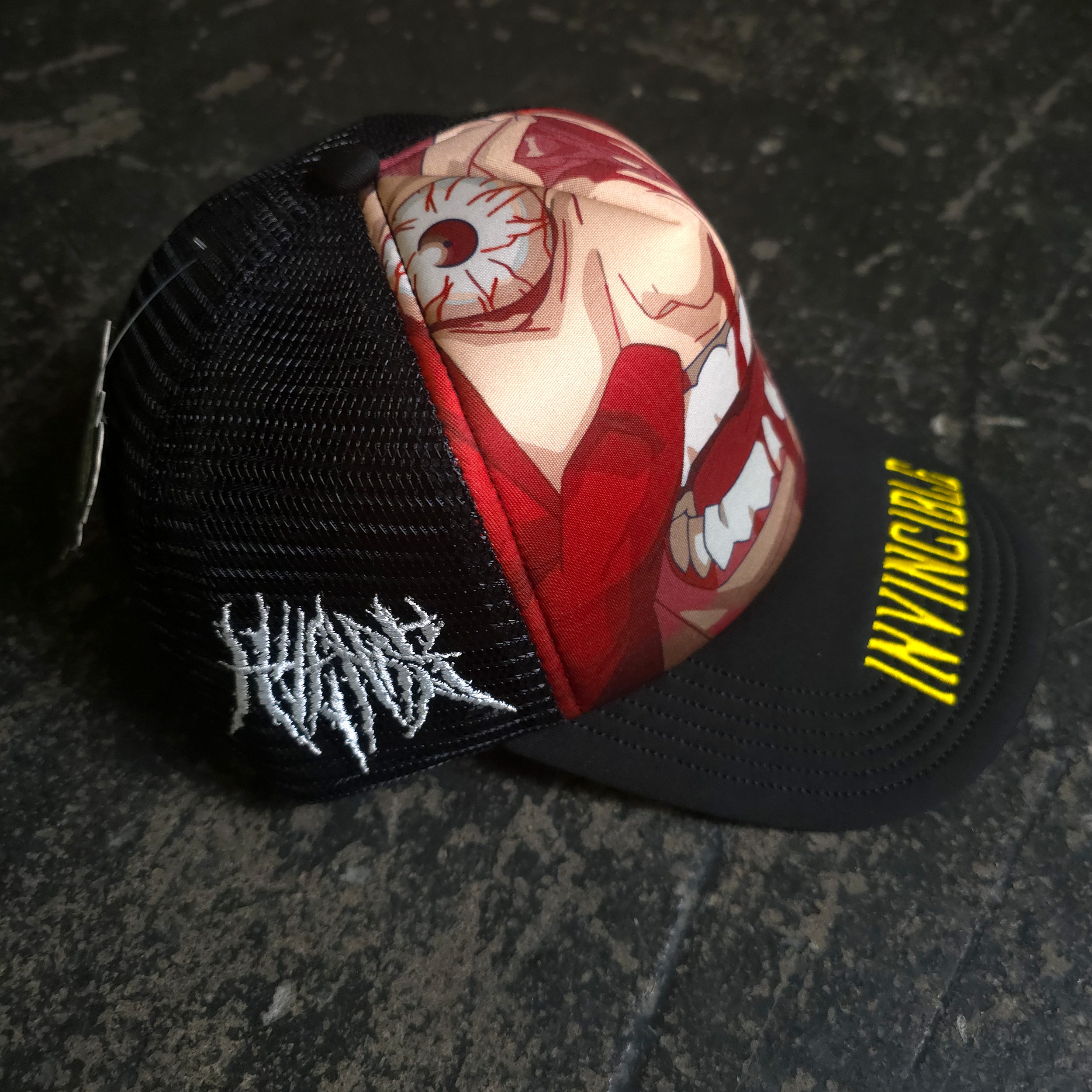 Face Smasher Trucker Hat Black - P's One-Stop Shop 