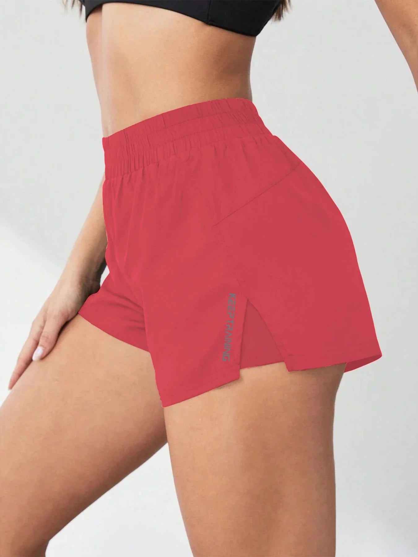 Faux Two-Piece Women's Anti-Exposure Yoga Shorts - P's One-Stop Shop 