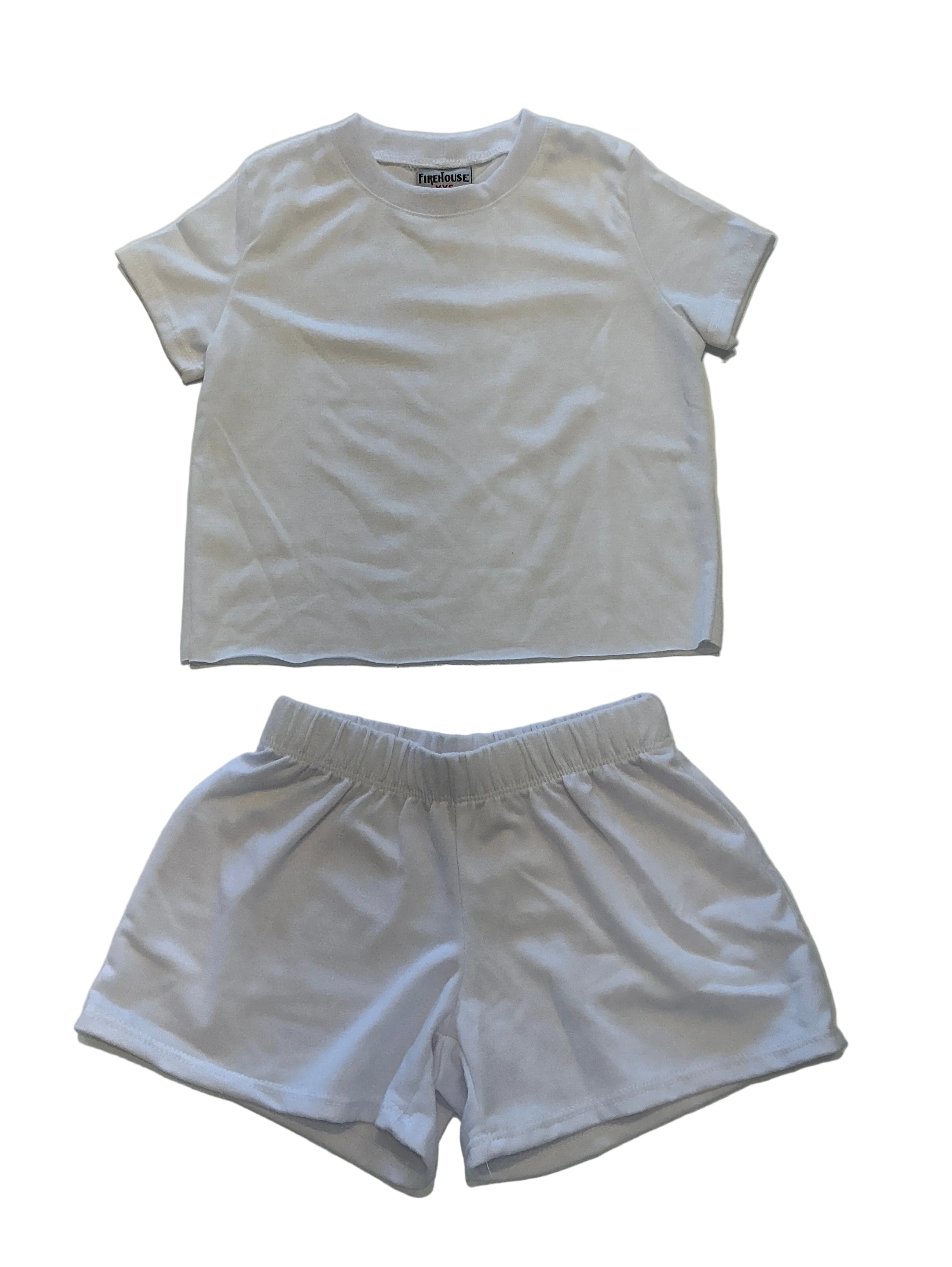 Firehouse - Solid T-Shirt & Short Set - P's One-Stop Shop 