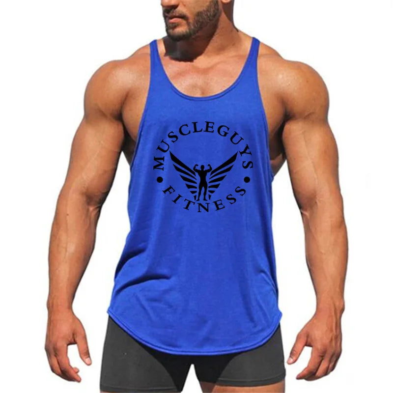 FlexFit Men's Muscle Gym Tank - Sleeveless Sportswear - P's One-Stop Shop 