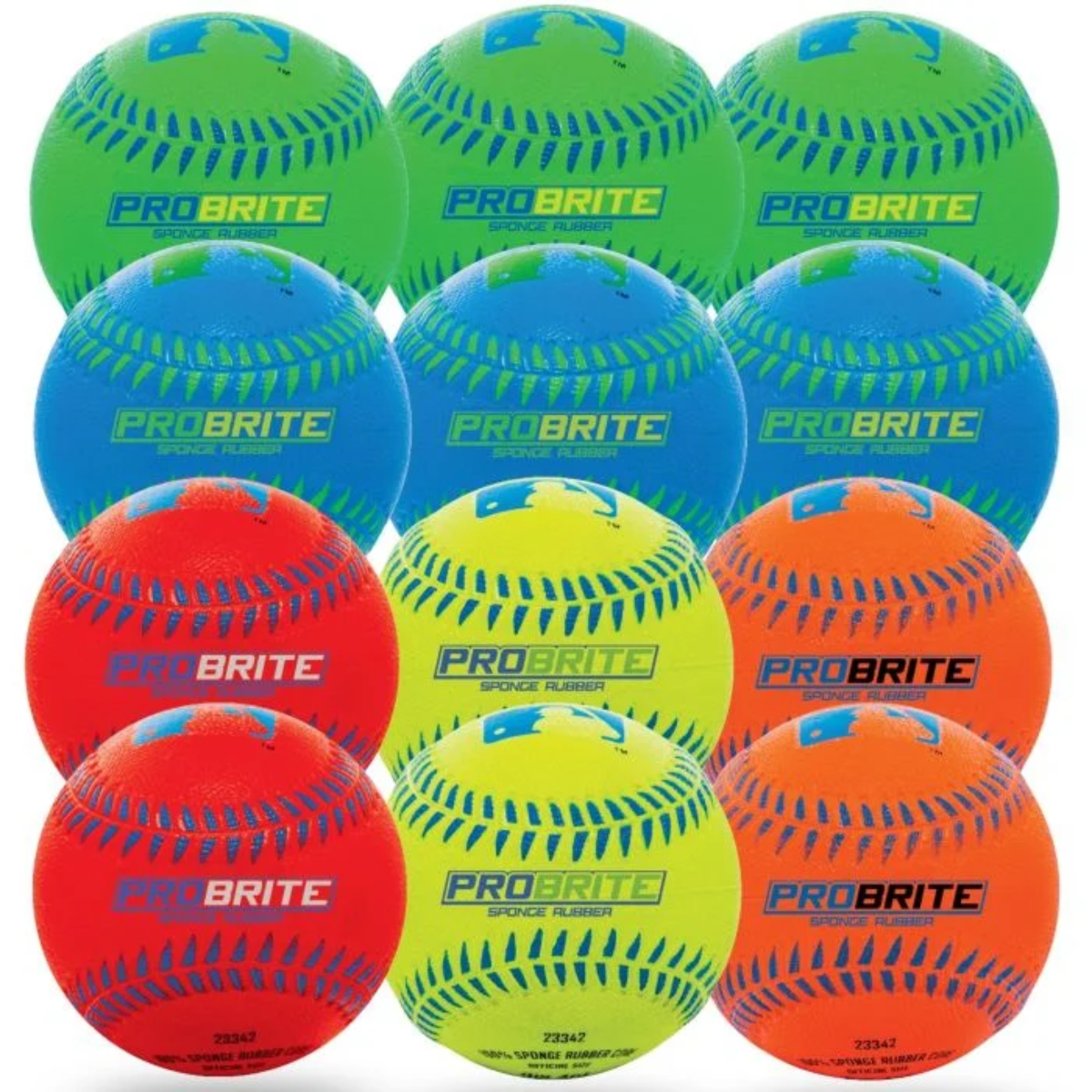 Franklin Probrite Neon Rubber 1 Random color Ball - P's One-Stop Shop 