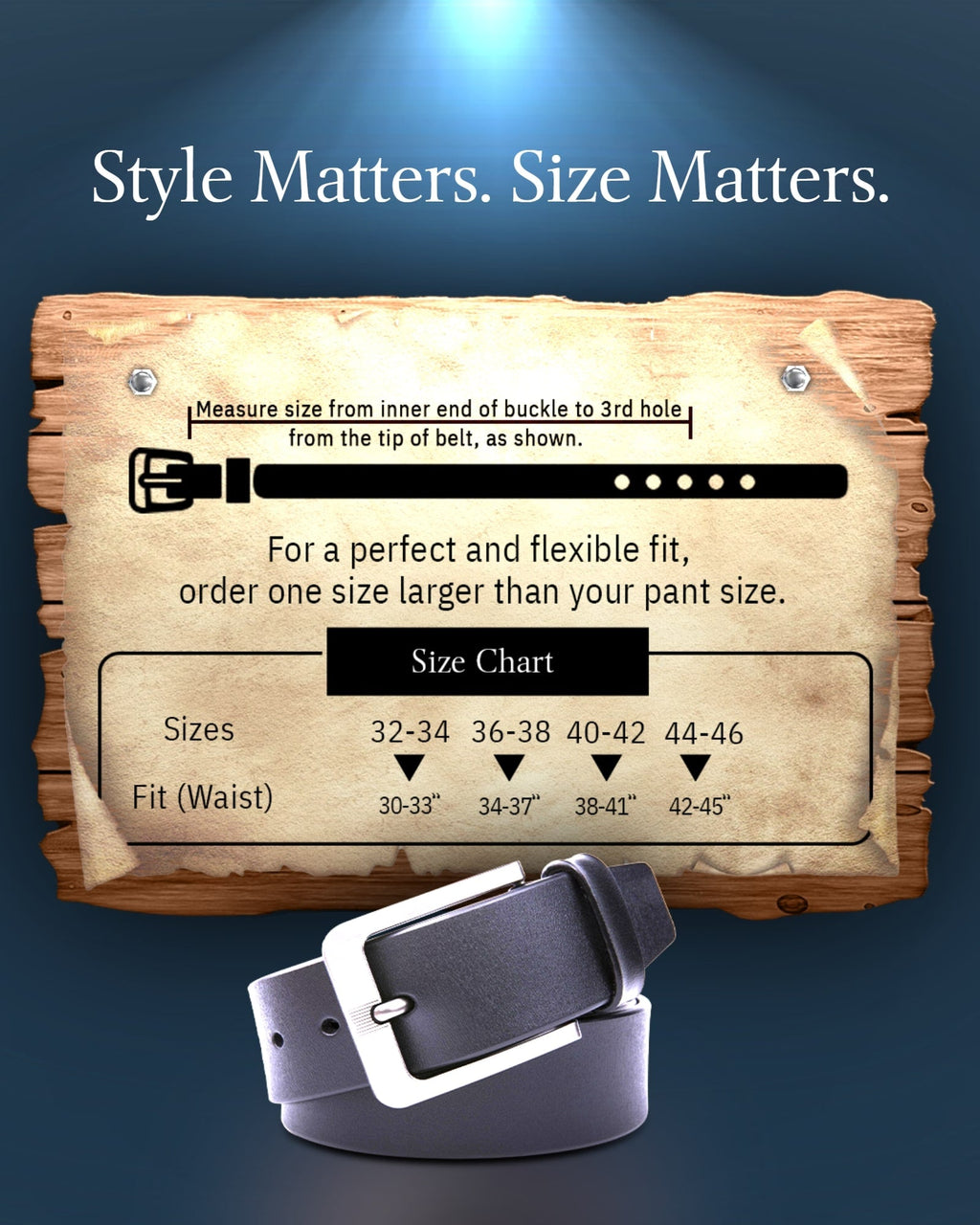 Genuine Leather Belt - P's One-Stop Shop 