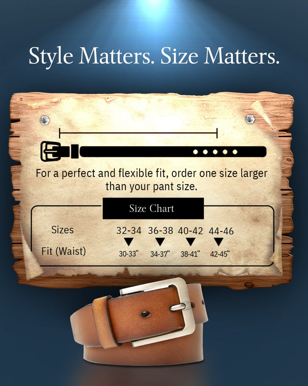 Genuine Leather Belt - P's One-Stop Shop 