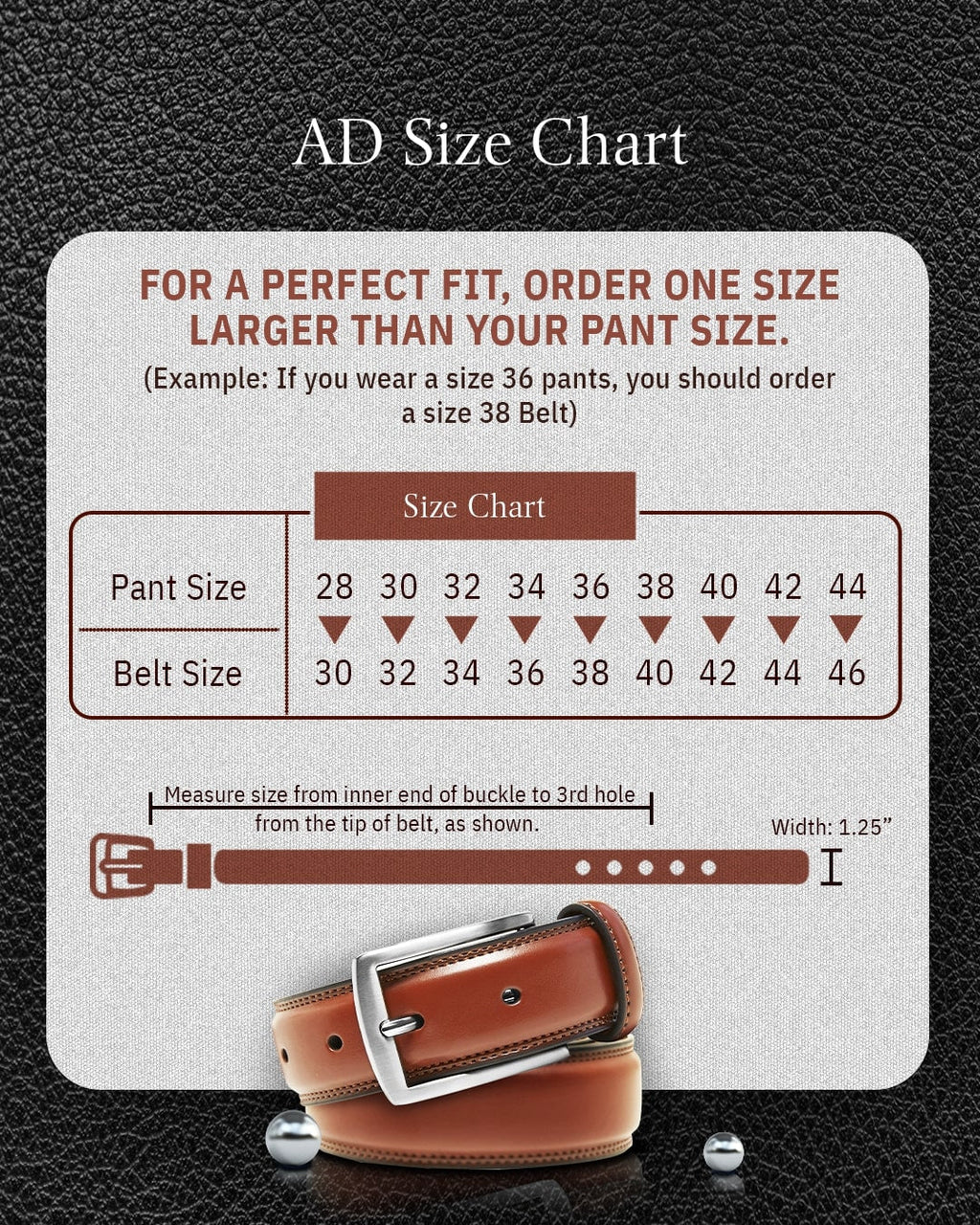 Genuine Leather Belt - P's One-Stop Shop 